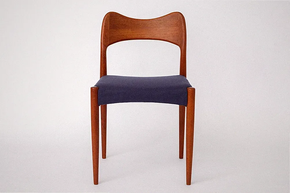 Arne Hovmand-Olsen Teak Chair for Mogens Kold, Danish Mid-Century Modern, 1950s