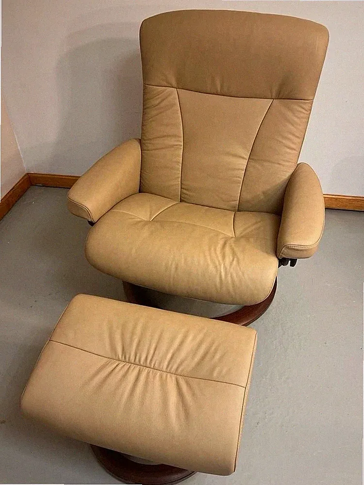 scandinavian swivel recliner