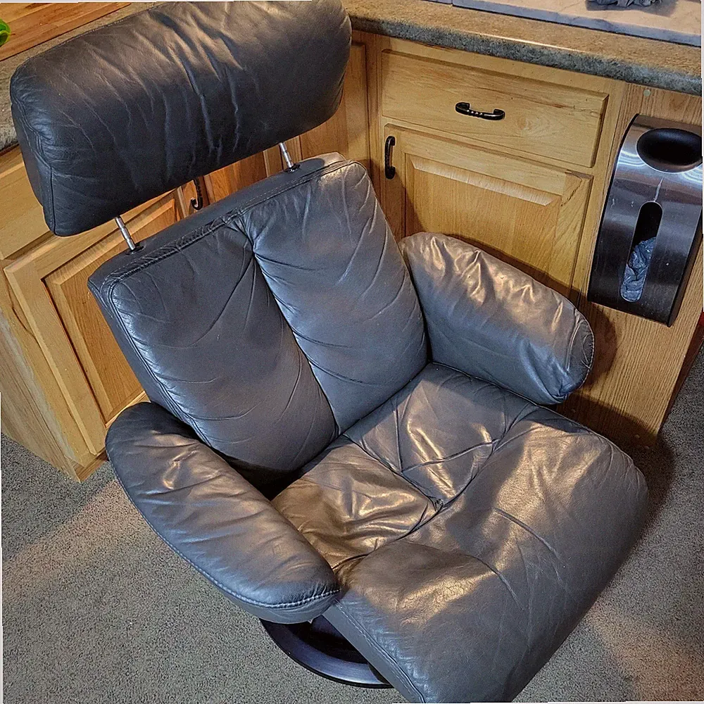 IMG Nordic 63 Recliner Chair Gray No Ottoman