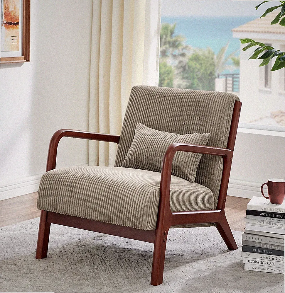 Wooden Lounge Camel Chair